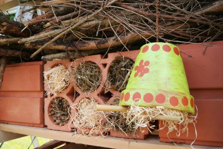 Lebensturm Neudorf Schule Ohrwurmversteck Winzerhotel Archehof Neuhof